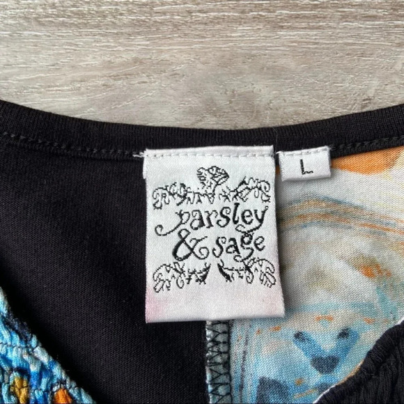 Parsley & Sage Asymmetrical Patchwork Tunics - Picture 6 of 14